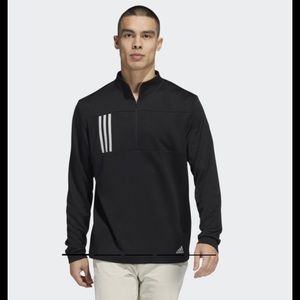 Adidas 1/4 zip sweatshirt Men’s black size Large EUC